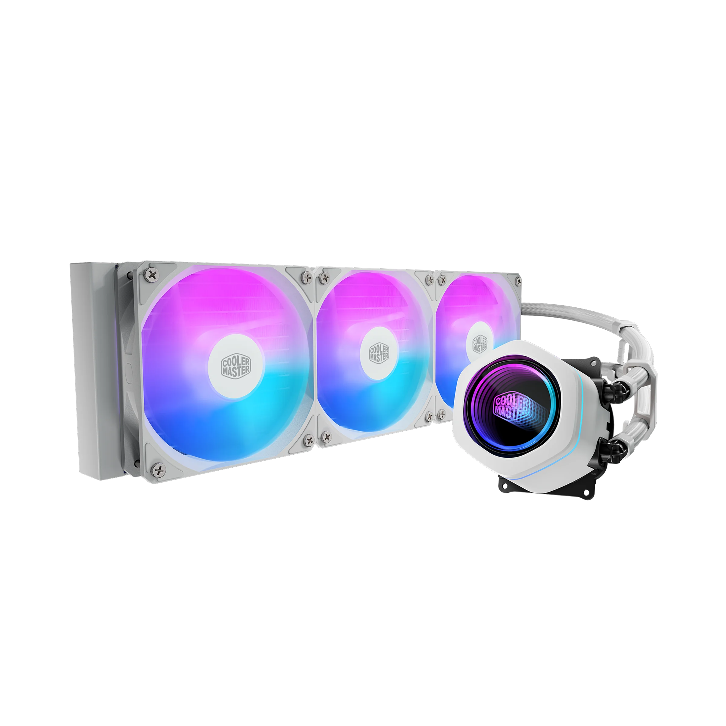 Cooler Master MasterLiquid Core Nex Series 360mm White ARGB CPU Liquid Cooler ( MLX-D36M-A18PA-RW )