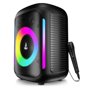 boAt PartyPal 30/ PartyPal Bang Premium Black 25W Sound, RGB LEDs Bluetooth Speaker