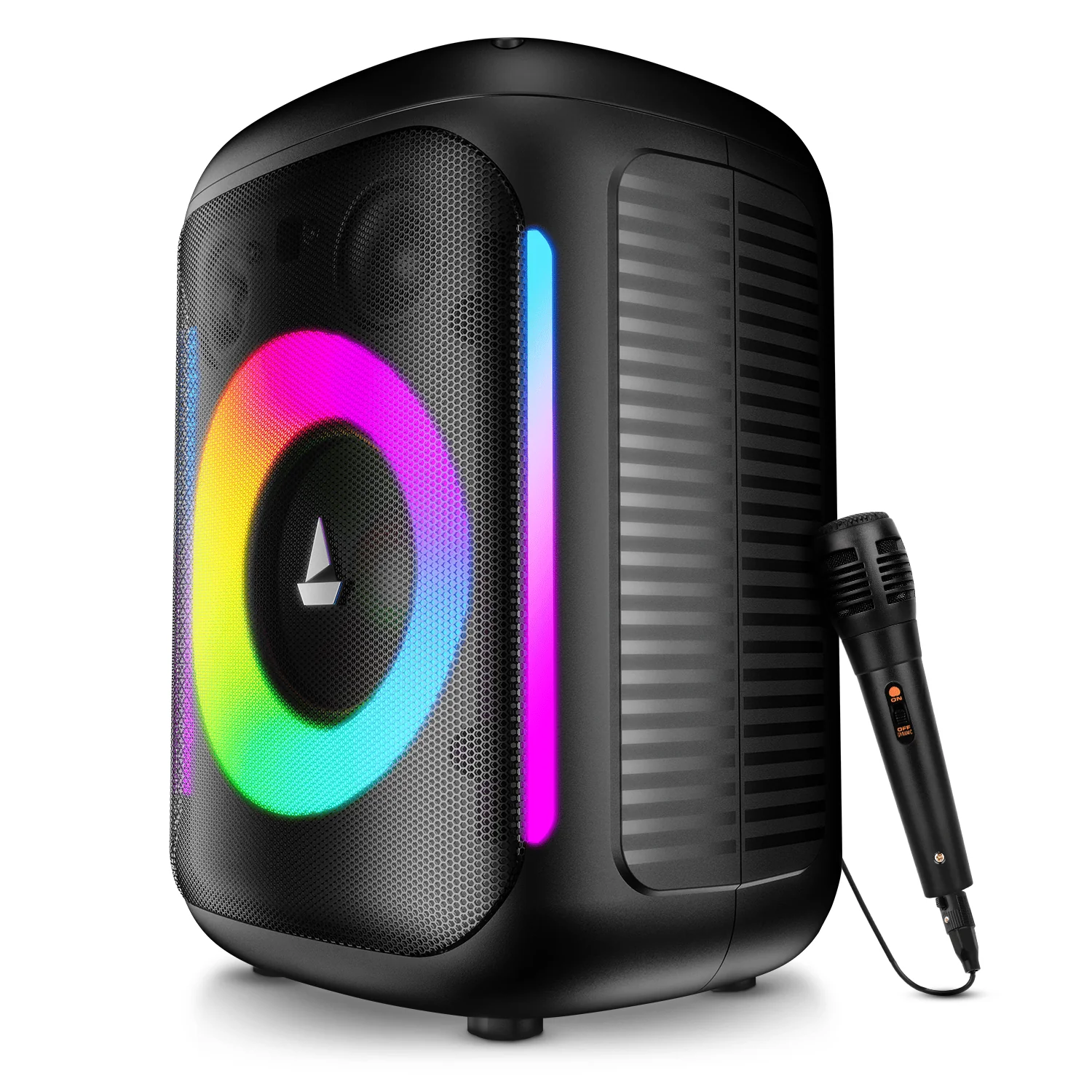 boAt PartyPal 30/ PartyPal Bang Premium Black 25W Sound, RGB LEDs Bluetooth Speaker