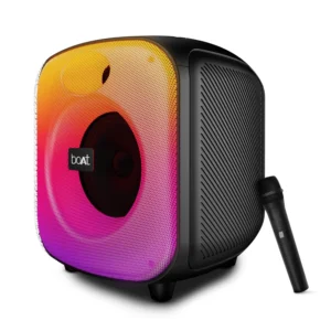 boAt PartyPal 68 Pro Premium Black 42W Sound, RGB LEDs, Bluetooth Speaker