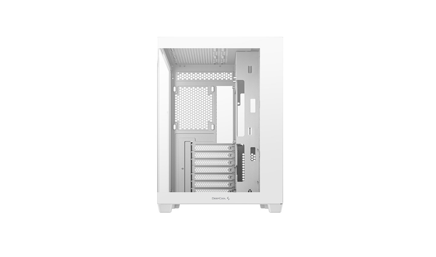 Deepcool CG530 WH ATX Mid Tower Tempered Glass Side Panel White PC Case ( R-CG530-WHNDA0-G-1 ) - Image 3