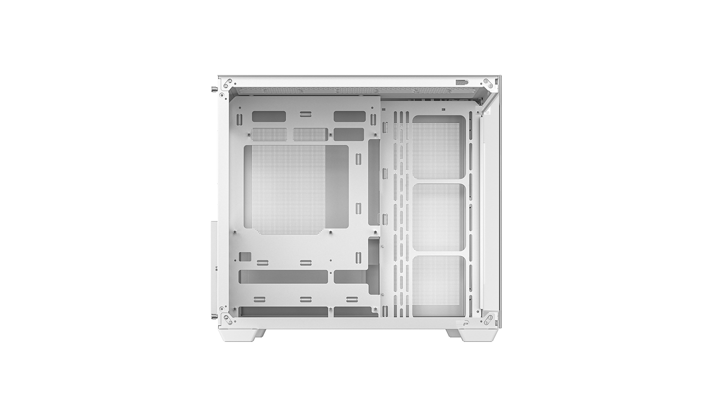 Deepcool CG530 WH ATX Mid Tower Tempered Glass Side Panel White PC Case ( R-CG530-WHNDA0-G-1 ) - Image 4