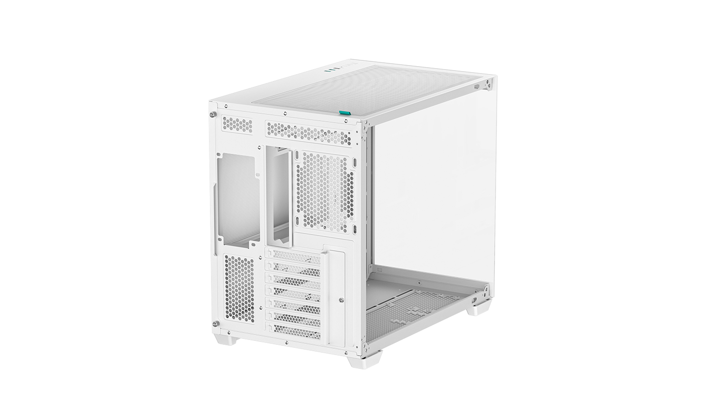 Deepcool CG530 WH ATX Mid Tower Tempered Glass Side Panel White PC Case ( R-CG530-WHNDA0-G-1 ) - Image 6