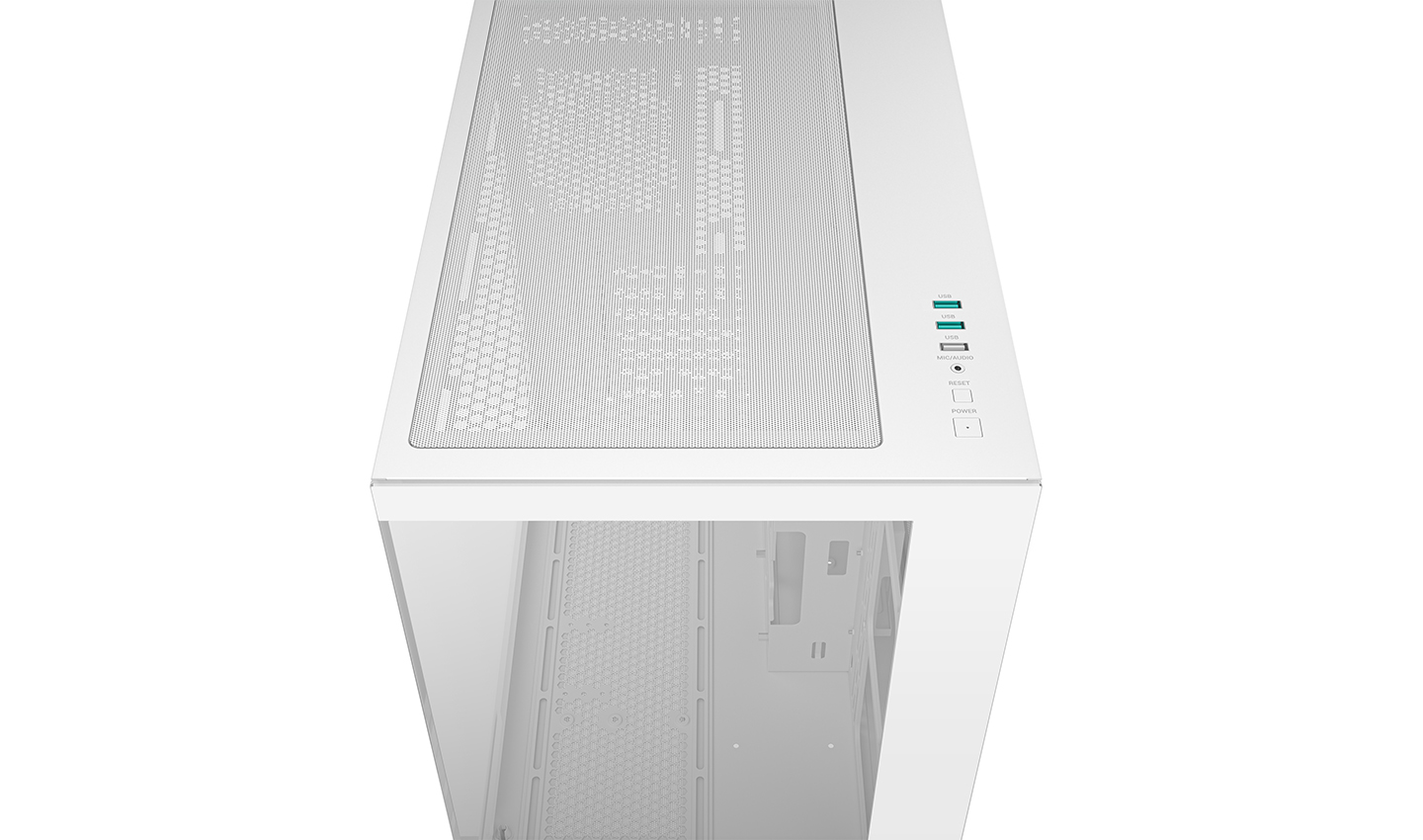 Deepcool CG530 WH ATX Mid Tower Tempered Glass Side Panel White PC Case ( R-CG530-WHNDA0-G-1 ) - Image 7