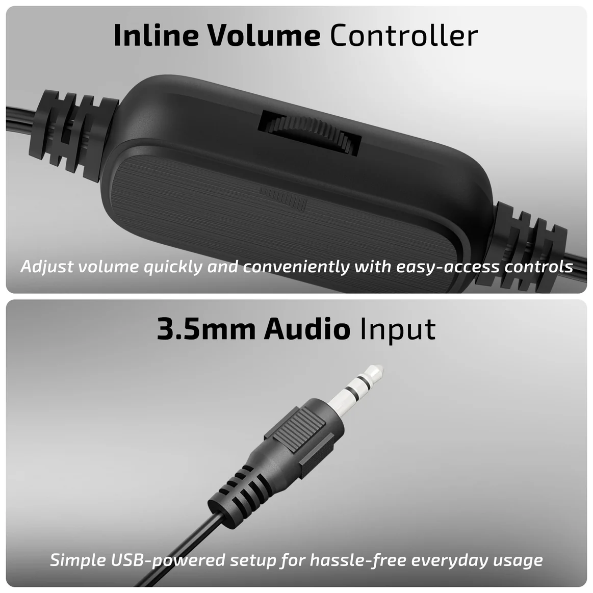 iBall Soundwave 100 5W USB Power 3.5mm Audio Input 2.0 channel Black Laptop, Desktop Speaker - Image 4