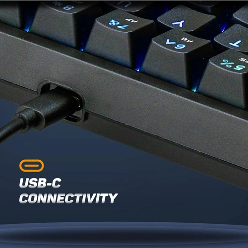 Cosmic Byte CB-GK-33 Astra Hot-Swappable Mechanical Wired & Bluetooth Keyboard With Per Key RGB And Hot Swappable Blue Switches ( TCBP03405 ) - Image 6