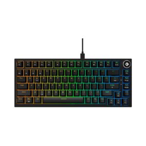 Cosmic Byte CB-GK-43 Phantom TKL Gasket Mechanical Wired Swappable RGB Black Keyboard With PreLubed Red Switches ( TCBP03498 )