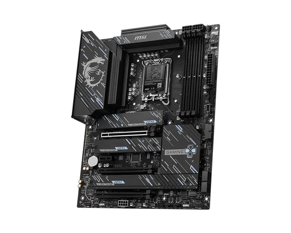 MSI Z890 GAMING PLUS WIFI6E ATX Motherboards ( Intel Socket LGA 1851, Supports Intel Core Ultra Processors (Series 2) Cpu, 4x DDR5 RAM Slots, Max 256GB RAM Support ) - Image 3