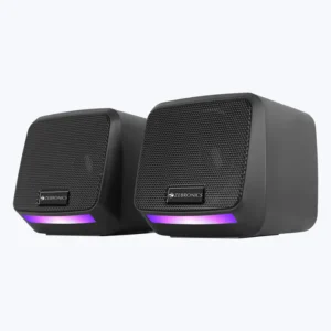 Zebronics Zeb Igloo 1 8W USB Powered AUX Connectivity Volume control 2.0 Speaker With Multicolor LED