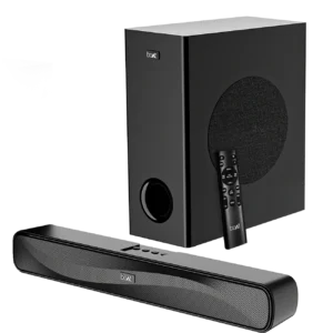 boAt Aavante Bar A1040 Premium Black 50W Bluetooth Soundbar With Wired Subwoofer