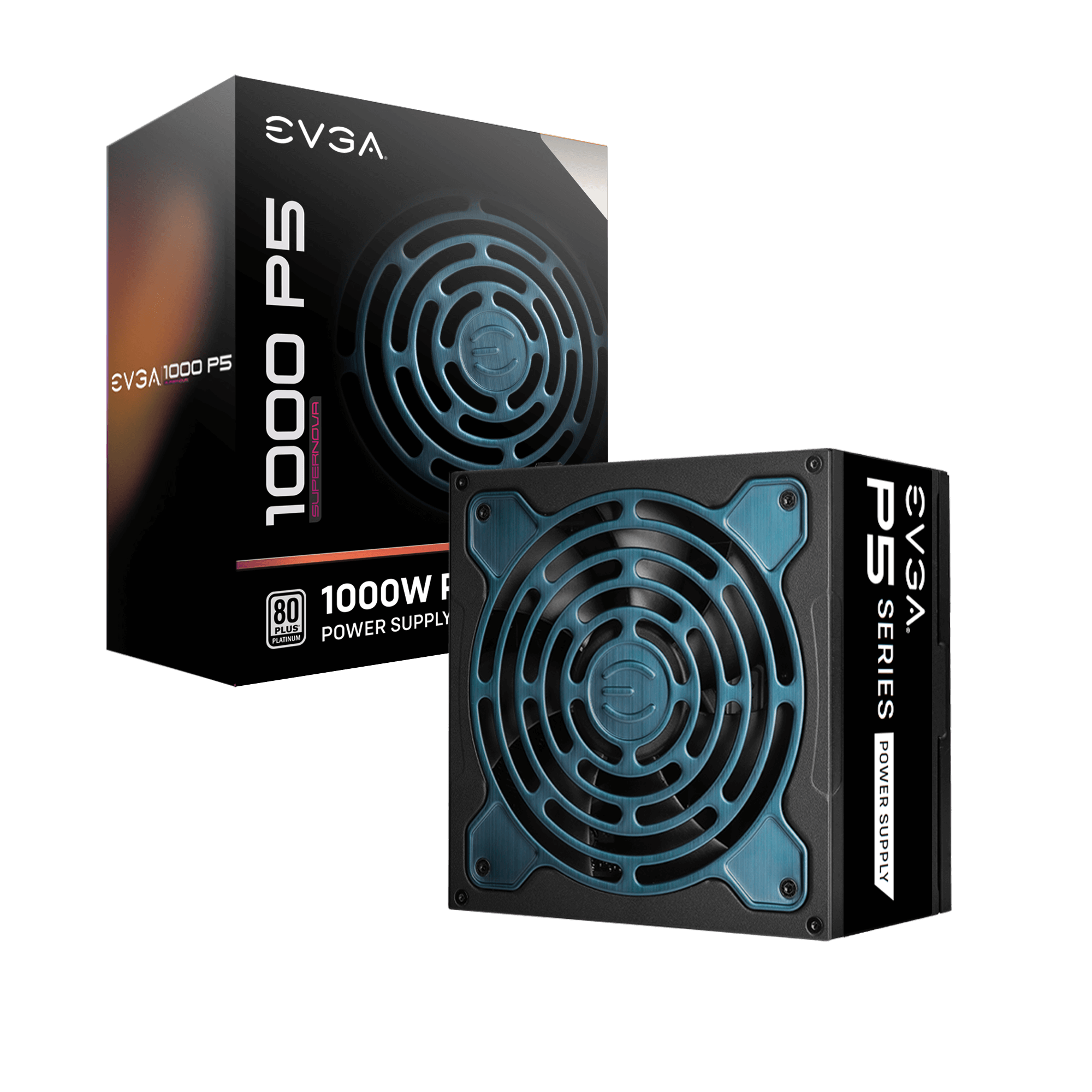 EVGA SuperNova 1000 P5 80 Plus Platinum 1000 Watt Fully Modular Power Supply Unit ( 220-P5-1000-X1 )