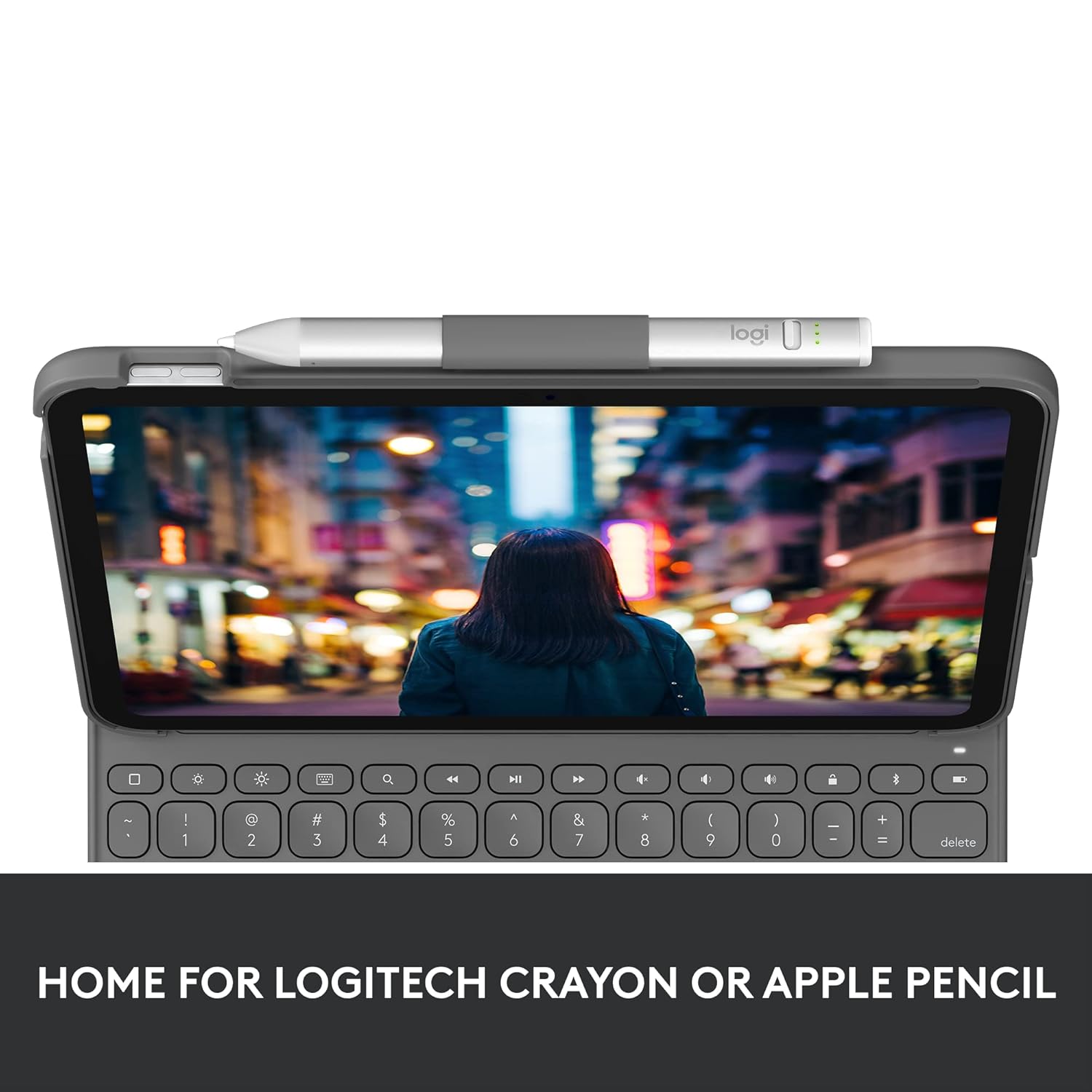 Logitech Slim Folio Keyboard Case for iPad (10th Generation) with Integrated Bluetooth Wireless Keyboard ( 920-011422 ) - Image 6
