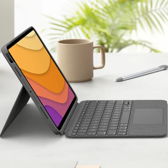 Logitech Combo Touch for iPad Air 11-inch (M2, M3 & M4) Oxford Grey Backlit keyboard and precise trackpad ( 920-012627 ) - Image 4