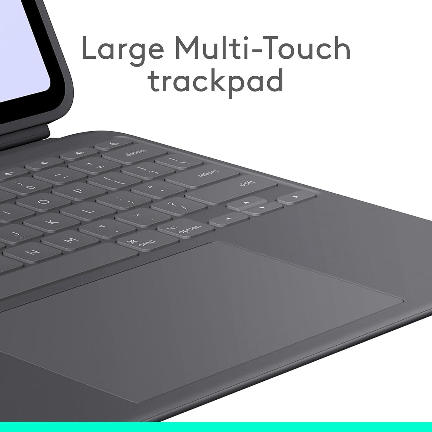 Logitech Combo Touch iPad Air 13-inch (M2, M3 & M4) Keyboard Case Detachable Backlit Keyboard with Kickstand Oxford Grey ( 920-012662 ) - Image 4