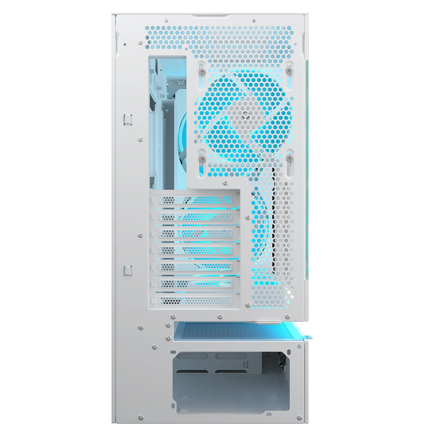 Cougar CFV235 Mesh Vision ARGB White CEB Mid Tower Glass Panel PC Case With Pre Installed ARGB Fans ( CGR-2DA4W-MV ) - Image 5