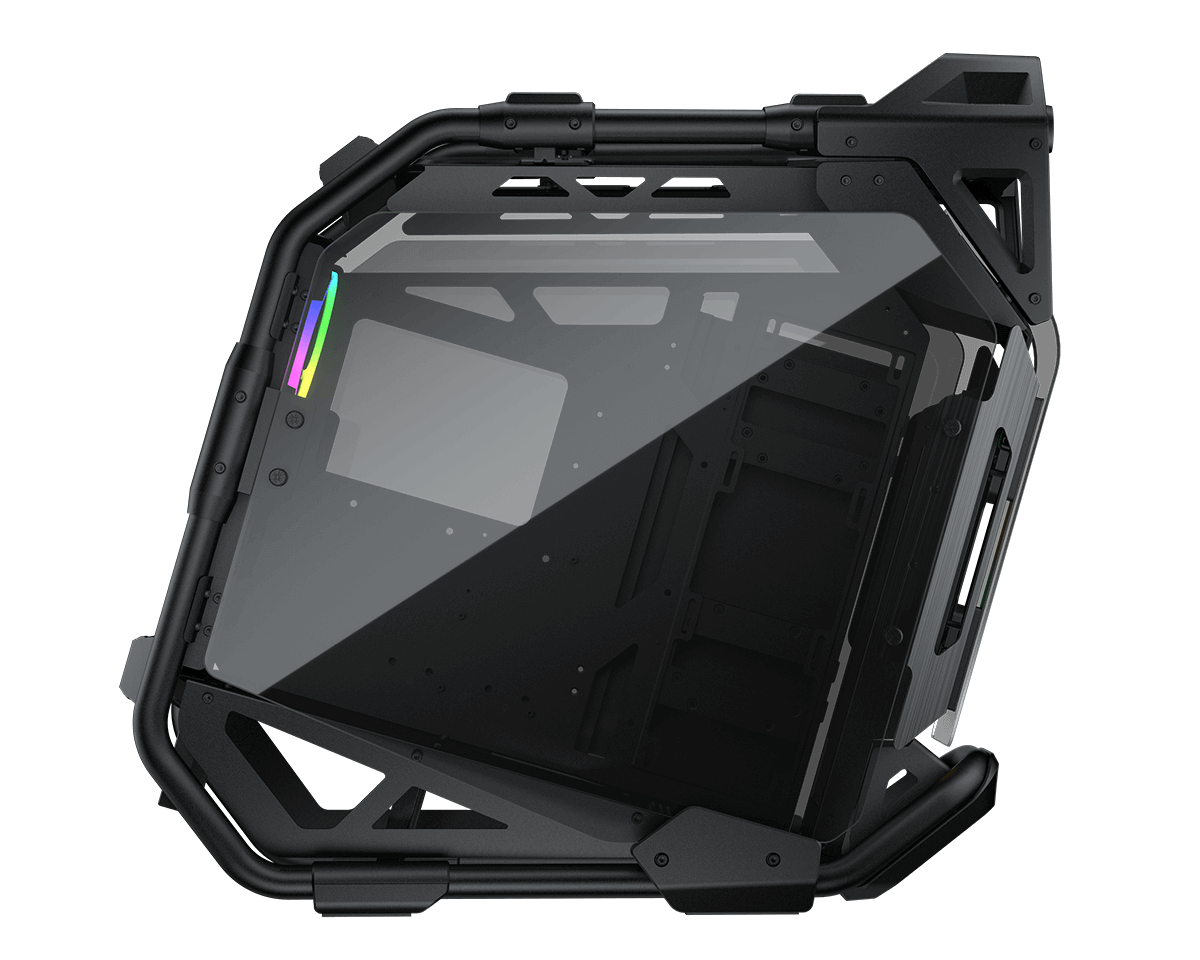 Cougar Cratus ARGB E-ATX Mid Tower Tempered Glass Panel PC Case With Pre Installed ARGB Fans ( CGR-5LMSB ) - Image 3