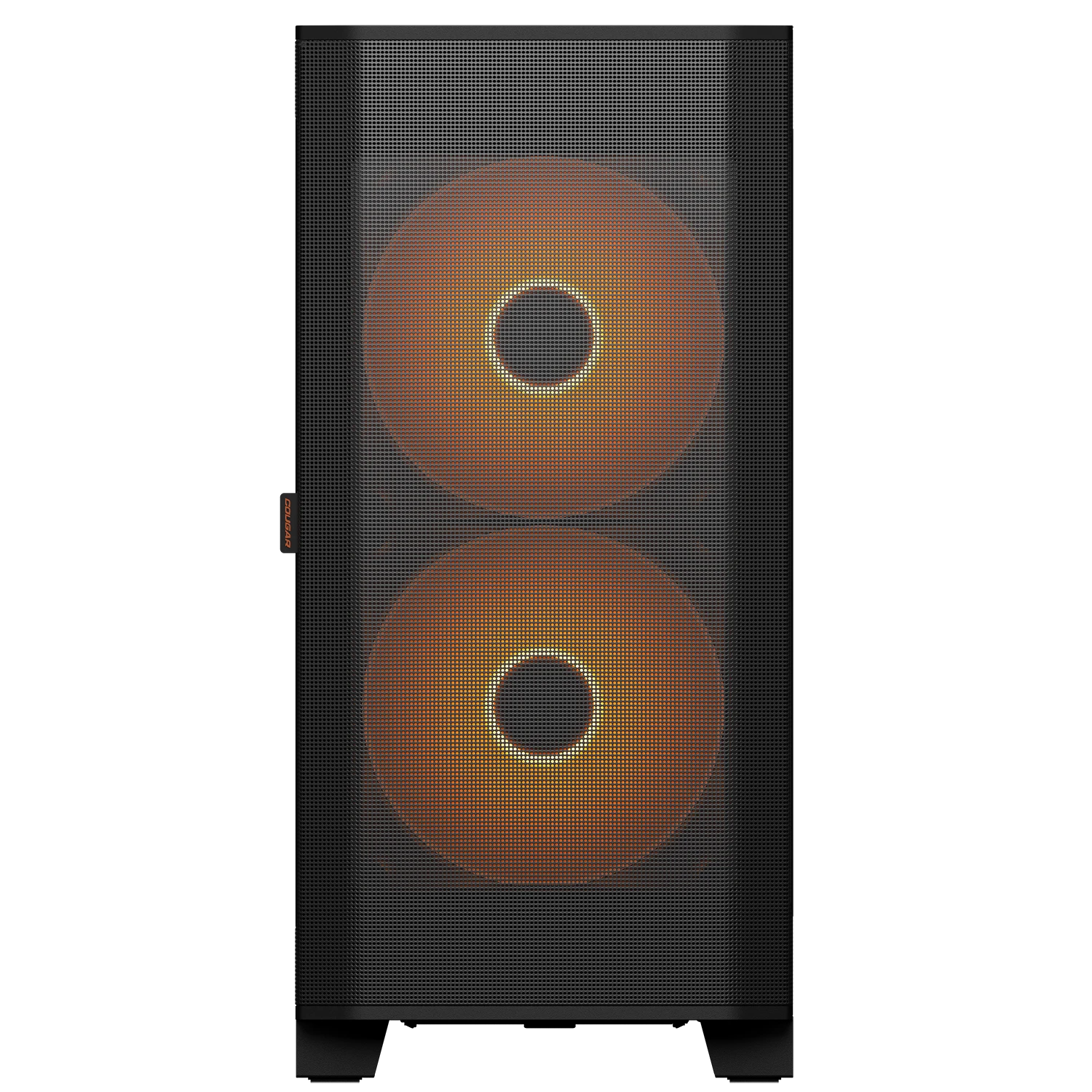 Cougar Airface Flo RGB Black E-ATX Mid Tower Glass Panel PC Case With Pre Installed ARGB Fans ( CGR-5YA6B-RGB ) - Image 2
