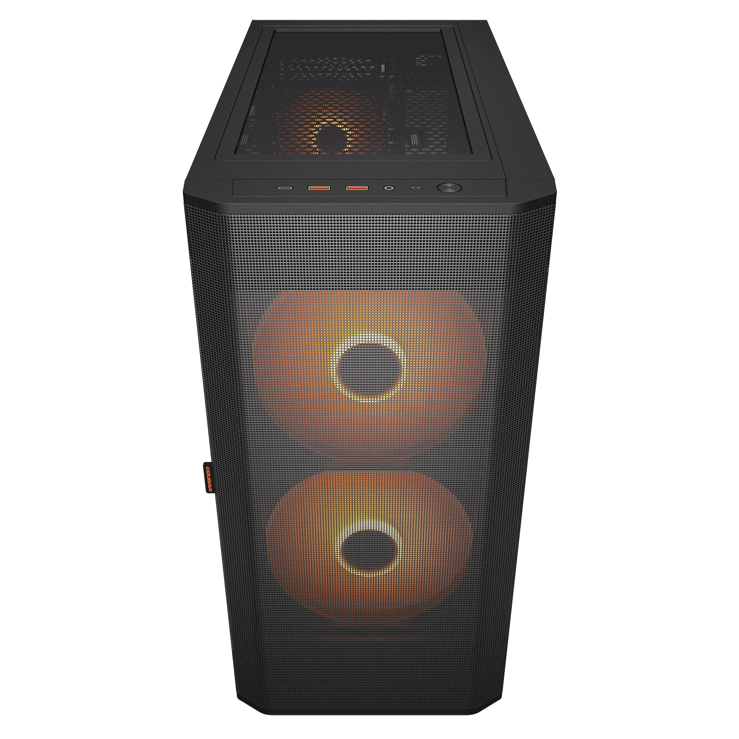 Cougar Airface Flo RGB Black E-ATX Mid Tower Glass Panel PC Case With Pre Installed ARGB Fans ( CGR-5YA6B-RGB ) - Image 5
