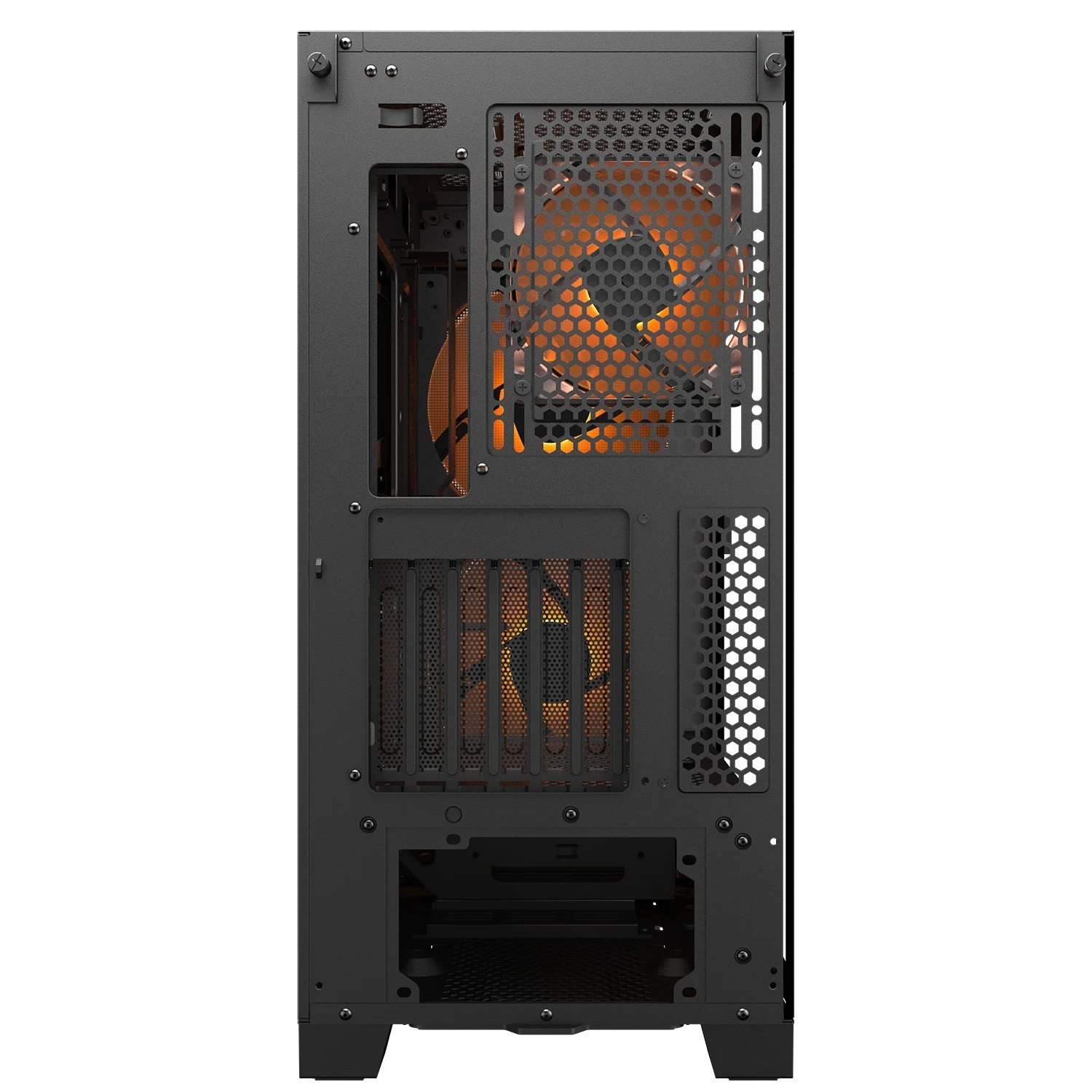 Cougar Airface Flo RGB Black E-ATX Mid Tower Glass Panel PC Case With Pre Installed ARGB Fans ( CGR-5YA6B-RGB ) - Image 8