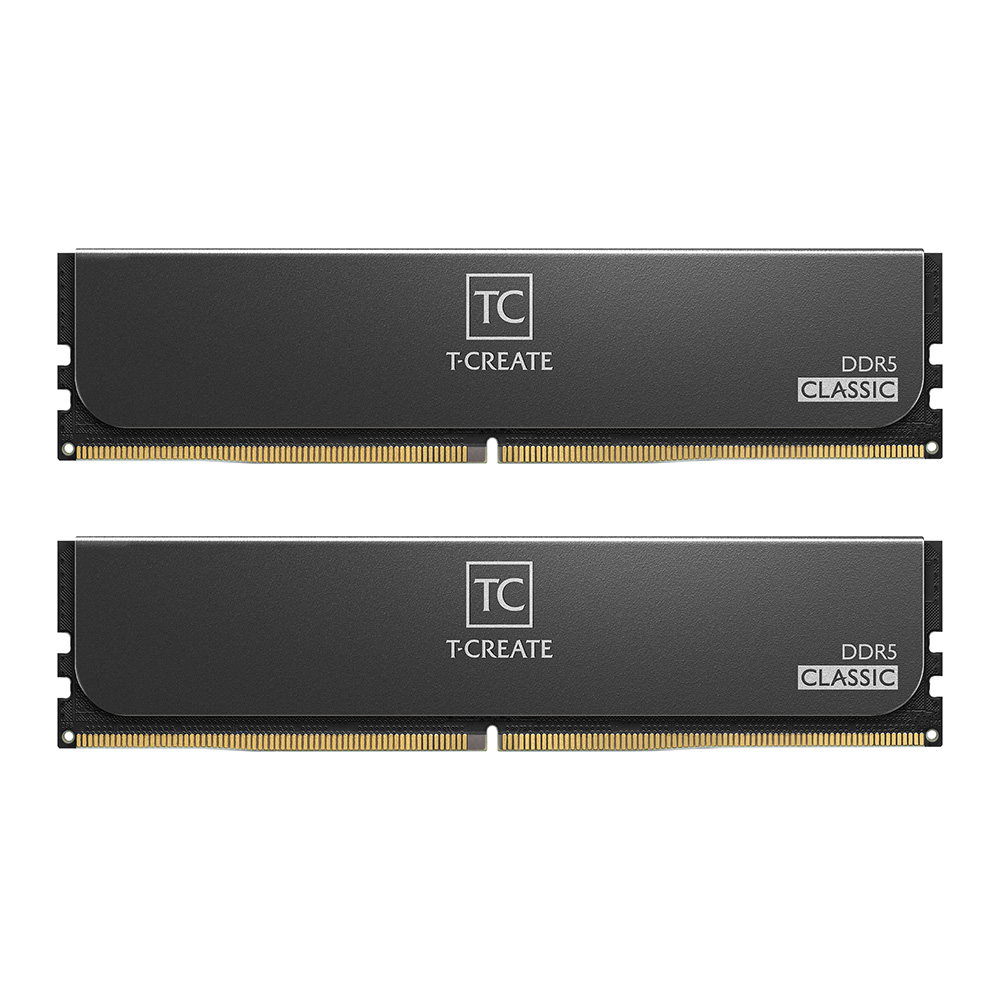 TeamGroup T-Create Classic 32GB(2x16GB) DDR5 6400MHz CL52 Black Desktop RAM ( CTCCD532G6400HC52DC01 )