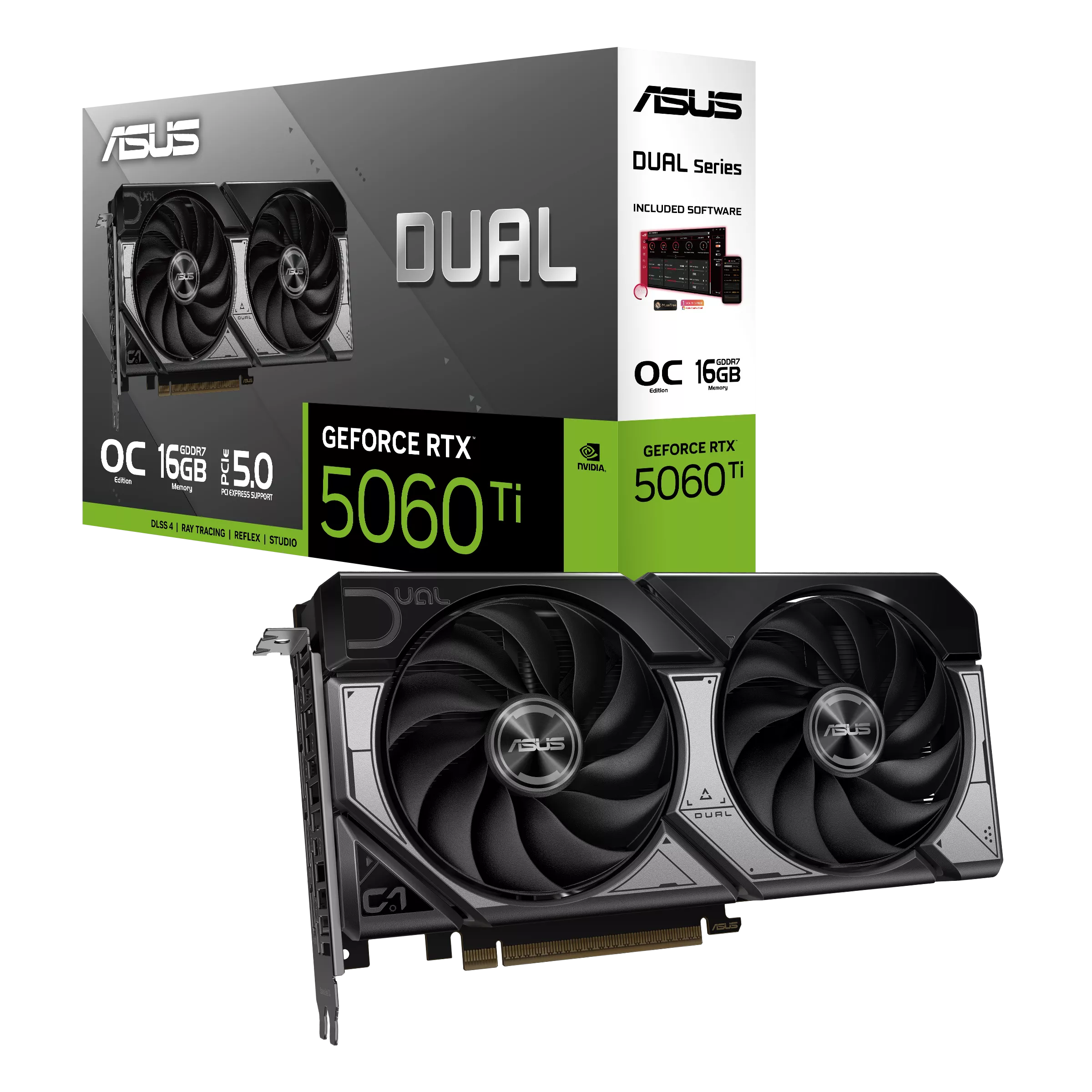 ASUS Dual GeForce RTX 5060 Ti 16GB GDDR7 128-bit Gaming Graphics Card ( DUAL-RTX5060TI-16G ) - Image 8