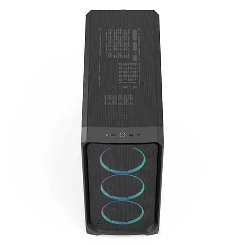 Fractal Design Meshify 3 XL Black RGB TG Light Tint E-ATX Mid Tower Pc Cabinet With Pre Installed Ambience Pro RGB Version Fans ( FD-C-MES3X-04 ) - Image 3