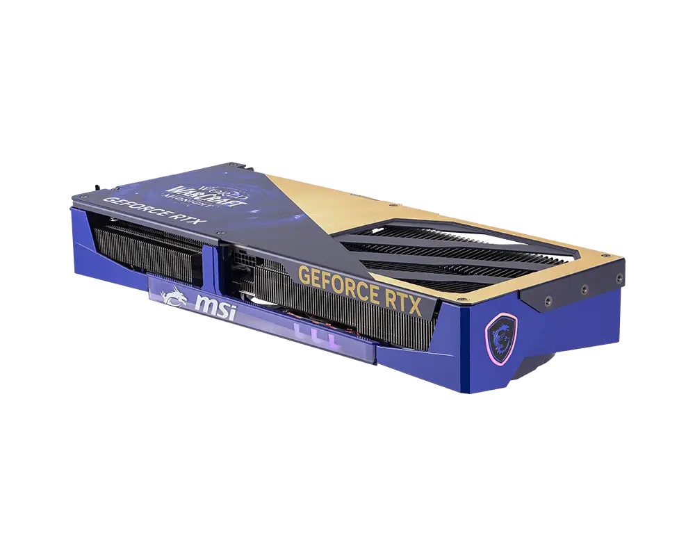 MSI GeForce RTX 5070 12G World of Warcraft MIDNIGHT VOID EDITION OC 12GB GDDR7 192-bit Gaming Graphics Card ( G507012WMVEC ) - Image 4