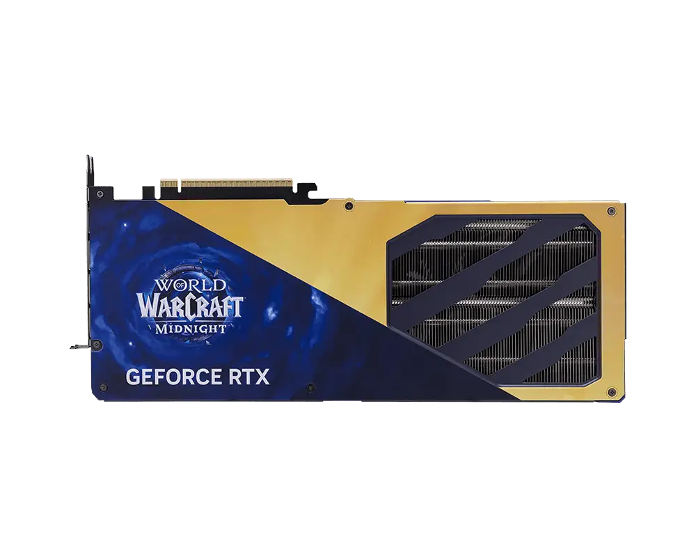 MSI GeForce RTX 5070 12G World of Warcraft MIDNIGHT VOID EDITION OC 12GB GDDR7 192-bit Gaming Graphics Card ( G507012WMVEC ) - Image 5