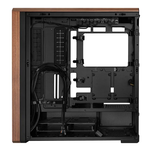 Lian Li Lancool 217 Wood Edition E-ATX Mid Tower Tempered Glass Panel Black Pc Cabinet With Pre-installed High-Performance Fans ( G99-LAN217X-IN ) - Image 5
