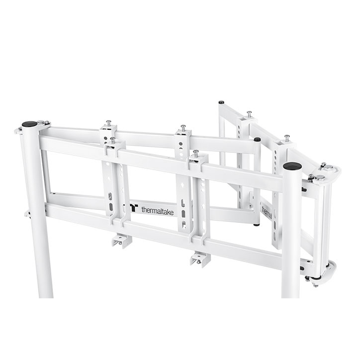 Thermaltake Triple Racing Monitor Stand Snow White ( GEA-RMS-TMSWHT-01 ) - Image 4