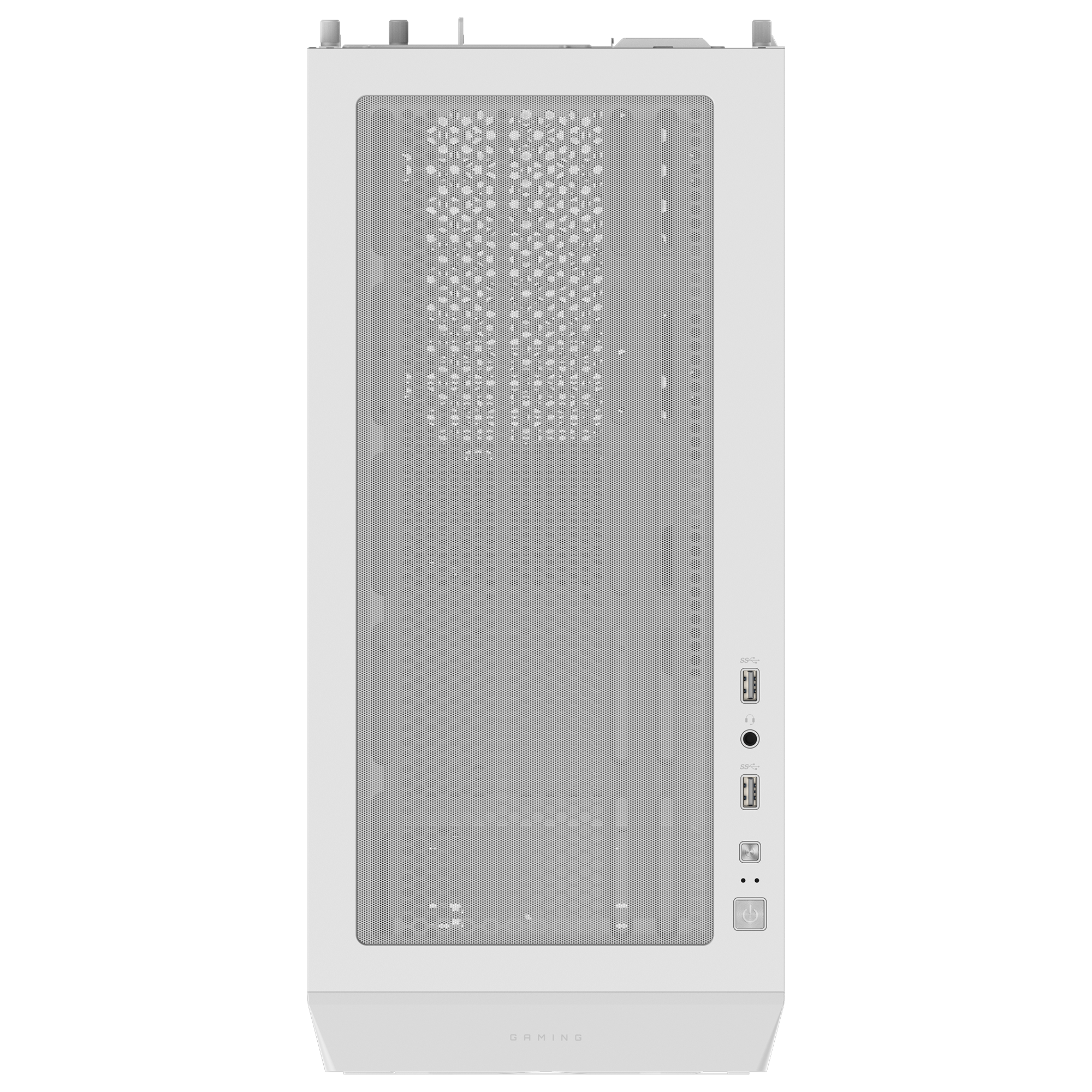 Gigabyte C102 Glass ICE White Micro ATX Mid Tower Tempered Glass Side Panel Pc Cabinet With Pre Installed Fans ( GB-C102GI ) - Image 3