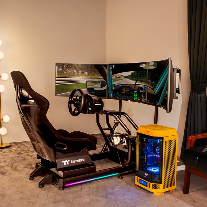 Thermaltake GR500 Racing Simulator Cockpit Black ( GSC-R50-CPASBB-01 ) - Image 6