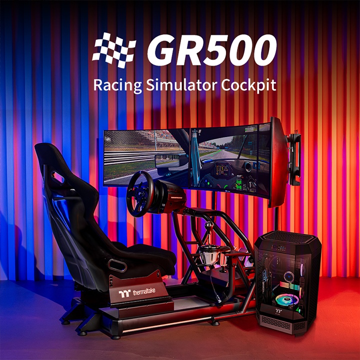 Thermaltake GR500 Racing Simulator Cockpit Black ( GSC-R50-CPASBB-01 ) - Image 2