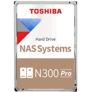 TOSHIBA N300 Pro 16TB 3.5-Inch SATA 6.0 Gbit/s 7200 RPM NAS Internal Hard Disk Drive ( HDWG51GAZSTB )