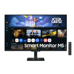 Samsung M5 LS32FM500EW 32 Inch Flat FHD VA Panel 60Hz 4ms(GTG) Flicker Free Eye Saver Mode Built - In Speaker Black Smart Monitor with Smart TV experience