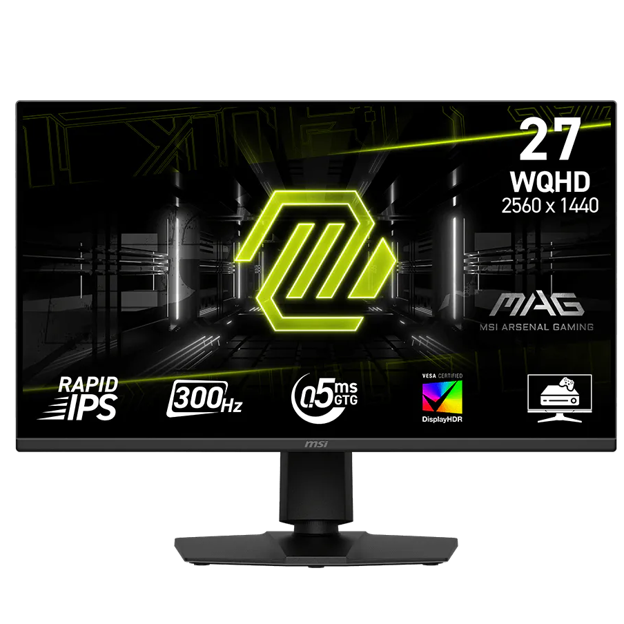 MSI MAG 275QPF X30 27-Inch Flat Rapid IPS WQHD 300Hz 0.5ms (GtG, Min) AMD FreeSync Premium Anti-glare Gaming Monitor