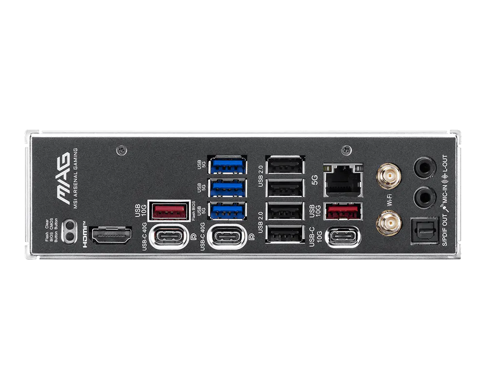MSI MAG X870E TOMAHAWK MAX WIFI ATX Motherboard ( AMD Socket AM5, Supports AMD Ryzen 9000, 8000, 7000 Series Desktop Processors, 4x DDR5 RAM Slots, Max 256GB RAM ) - Image 5