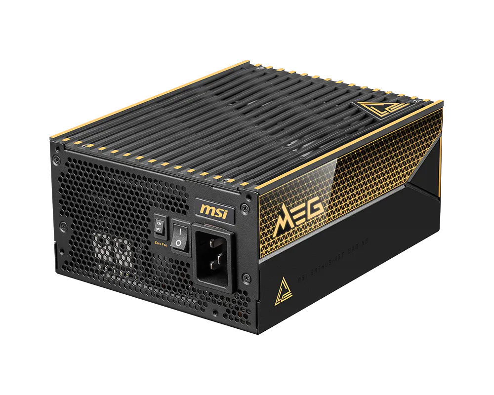 Msi MEG Ai1600T PCIE5 1600W 80 PLUS Titanium Fully Modular Power Supply Unit - Image 4