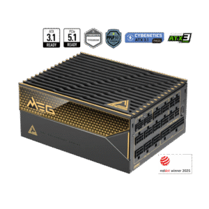 Msi MEG Ai1600T PCIE5 1600W 80 PLUS Titanium Fully Modular Power Supply Unit