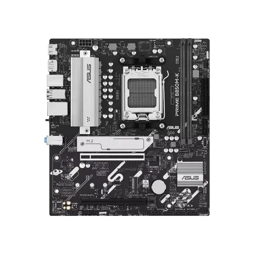 Asus PRIME B850M-K-CSM micro-ATX Motherboard ( AMD Socket AM5, Support AMD Ryzen 9000 & 8000 & 7000 Series Desktop Processors, 2 x DDR5 Ram Slots, Max 128GB Memory Support ) - Image 2