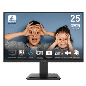 MSI PRO MP253 24.5-Inch Flat IPS FHD 100Hz 1ms (MPRT) / 4ms (GTG) Built-in Speakers Adaptive Sync Support Anti-glare Business Productivity Monitor