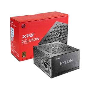 Adata XPG Pylon 550W 80 Plus Bronze Non-Modular Power Supply Unit ( PYLON550B-BKCEU )