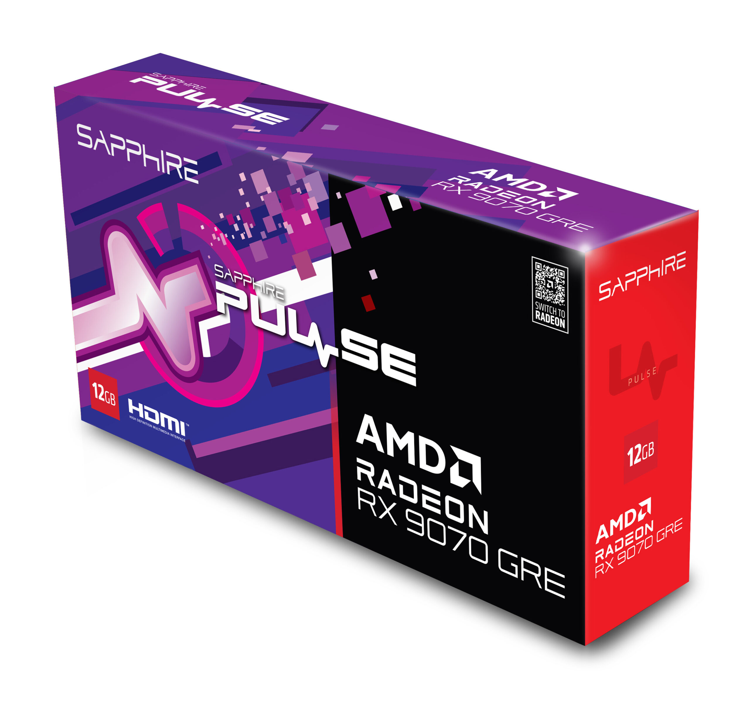 Sapphire Pulse AMD Radeon RX 9070 GRE OC 12GB GDDR6 192 bit Graphics Card - Image 6