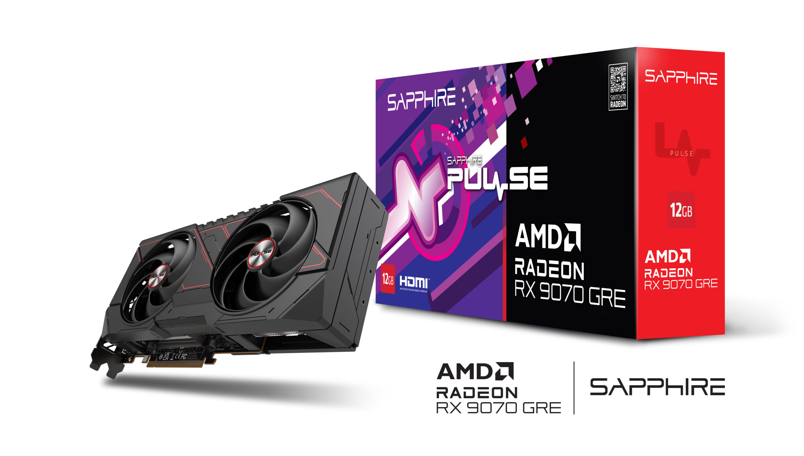 Sapphire Pulse AMD Radeon RX 9070 GRE OC 12GB GDDR6 192 bit Graphics Card - Image 7
