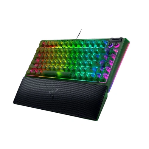 Razer BlackWidow V4 75 Percent Phantom Green Edition Wired RGB Mechanical Gaming Keyboard With Tactile Switches & Wrist Rest ( RZ03-05003300-R3M1 ) - Image 2
