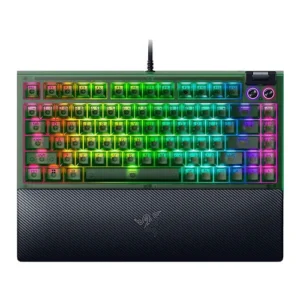Razer BlackWidow V4 75 Percent Phantom Green Edition Wired RGB Mechanical Gaming Keyboard With Tactile Switches & Wrist Rest ( RZ03-05003300-R3M1 )