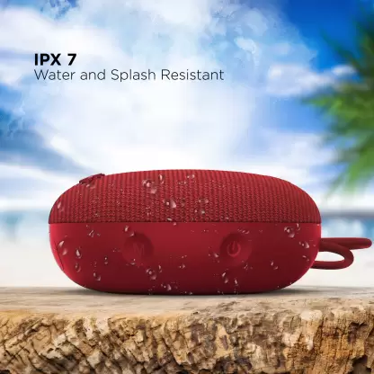 boAt Stone 193 Red 5W RMS Sound Portable Bluetooth Speaker - Image 3