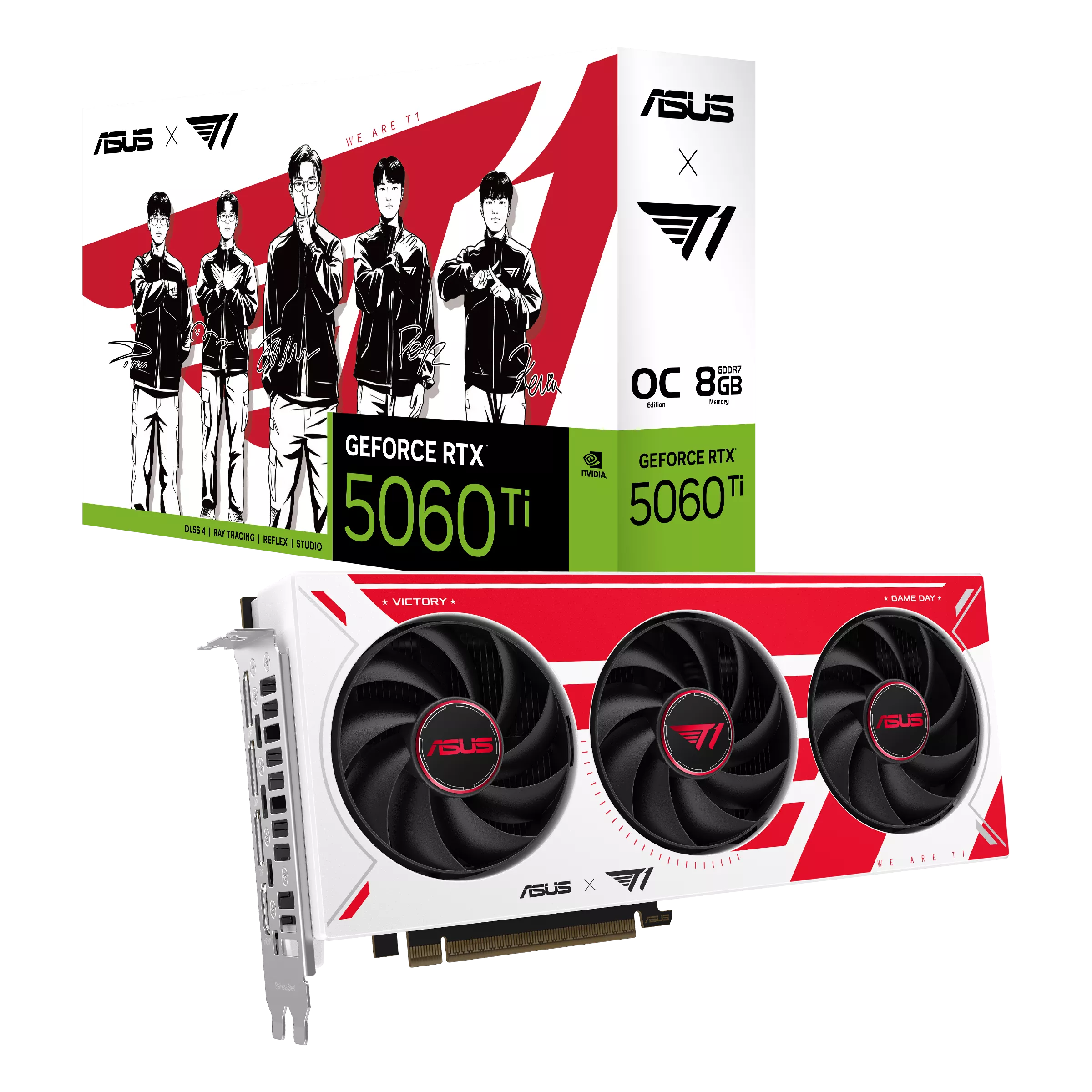 ASUS T1 GeForce RTX 5060 Ti 8GB GDDR7 OC Edition 128-bit Gaming Graphics Card ( T1-RTX5060TI-O8G-GAMING ) - Image 9