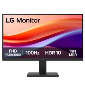 LG 22U401A-B 22 Inch Flat Screen VA Panel FHD 100Hz 5ms HDR 10 Flicker Safe Flicker Safe Monitor 