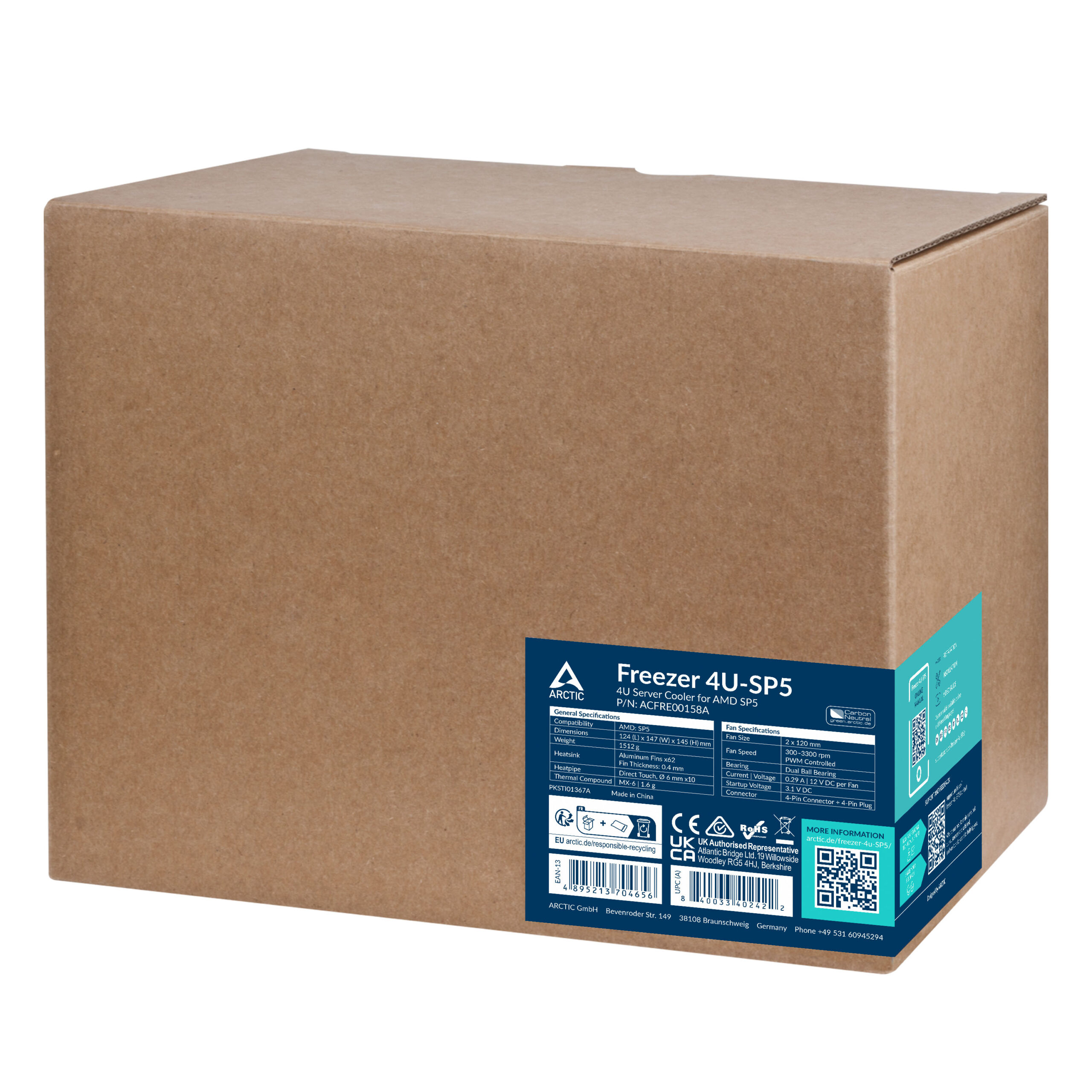 Freezer Freezer 4U-SP5 4U Server CPU Air Cooler For AMD SP5 ( ACFRE00158A ) - Image 4